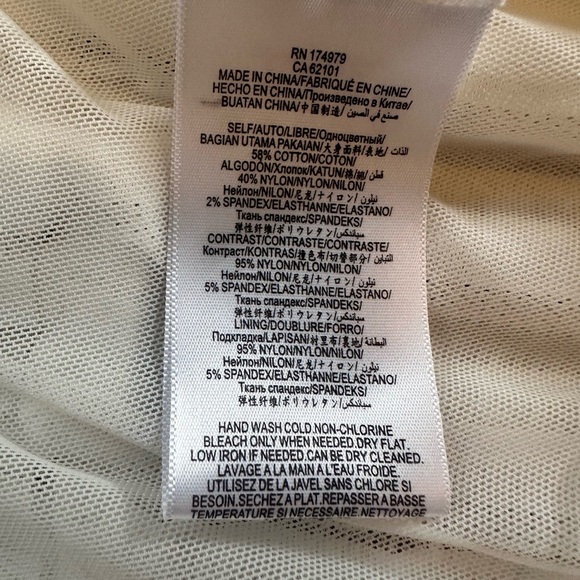 BCBGMAXAZRIA NWT White Lace Tiered Ruffle Midi Dress – Flare Hem, Size L - Picture 12 of 12